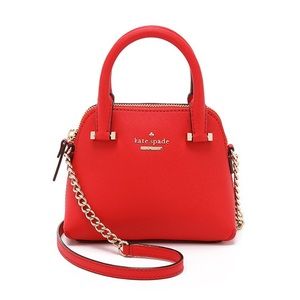 Kate Spade Mini Maise in Cherry Liqueur
